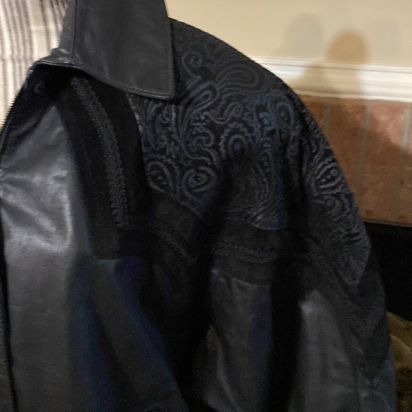 💥 COMINT | Vintage 80s Genuine Leather Jacket | Size: M - Picture 4 of 16